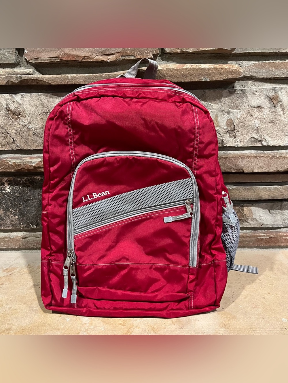 L.L. Bean Red Classic Backpack